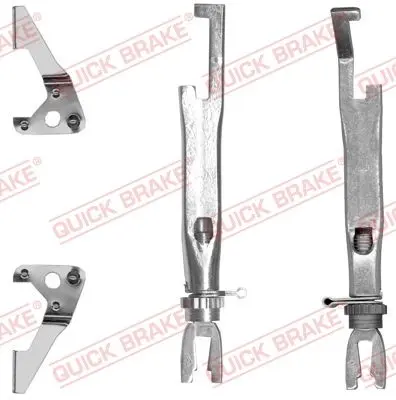 Регулятор гальм MERCEDES 124 (W124), A (W168) 1.4-2.5D 12.84-08.04 QUICK BRAKE 10253011 (фото 1)