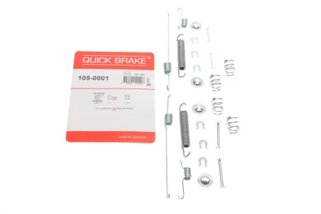 Комплект пружинок колодок ручника Subaru Justy/Suzuki Ignis 03- QUICK BRAKE 105-0001