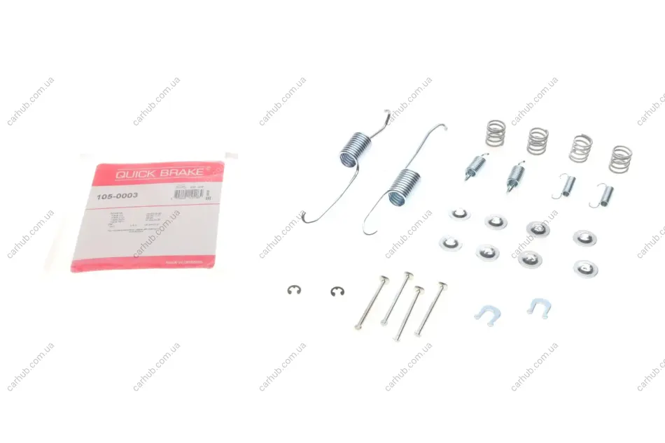 Комплект пружинок колодок ручника Toyota Hilux V/VW Caddy I 87- QUICK BRAKE 105-0003 (фото 1)