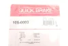 Комплект пружинок колодок ручника Toyota Hilux V/VW Caddy I 87- QUICK BRAKE 105-0003 (фото 2)