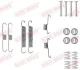 Монтажний набір гальмівної колодки (AKEBONO) DAIHATSU CUORE V, MOVE 0.8/1.0 01.97-02.03 QUICK BRAKE 1050012 (фото 1)