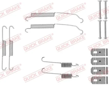 Монтажний набір гальмівної колодки (LUCAS) MAZDA 2 TOYOTA IQ 1.0-1.6D 07.07- QUICK BRAKE 1050015