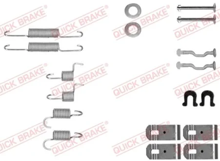 Монтажний набір гальмівної колодки (UKENDT) NISSAN X-TRAIL III SUBARU FORESTER, XV 1.6-2.5 03.12- QUICK BRAKE 1050028