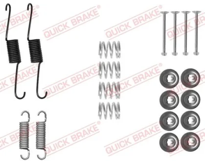 Монтажний набір гальмівної колодки (UKENDT) NISSAN LEAF TOYOTA PRIUS C, VERSO S, YARIS 1.3-Electric 11.10- QUICK BRAKE 1050031