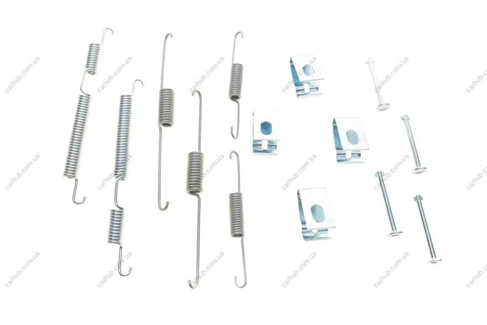 Комплект пружинок колодок ручника Skoda Fabia I-III/VW Caddy II/Golf III/Passat B3/B4 86- QUICK BRAKE 105-0035 (фото 1)