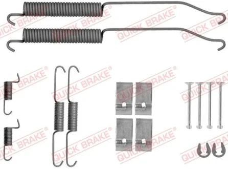 Монтажний набір гальмівної колодки NISSAN NAVARA NP300, X-TRAIL III RENAULT ALASKAN 1.6-3.0D 07.05- QUICK BRAKE 1050036