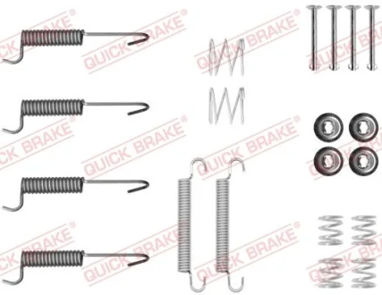 Монтажний набір гальмівної колодки KIA CARNIVAL III MAZDA CX-5 2.0-2.9D 04.06-02.17 QUICK BRAKE 1050047