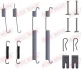 Монтажний набір гальмівної колодки SEAT IBIZA V SKODA RAPID VW POLO V 1.0-1.6D 05.10- QUICK BRAKE 1050053 (фото 1)