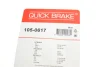 Комплект пружинок колодок ручника Peugeot 205/306/Renault Megane I 81-07 QUICK BRAKE 105-0617 (фото 3)