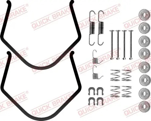 Монтажний набір гальмівної колодки (SUMITOMO) TOYOTA STARLET, TERCEL 1.0-1.5D 10.82-07.99 QUICK BRAKE 1050638 (фото 1)