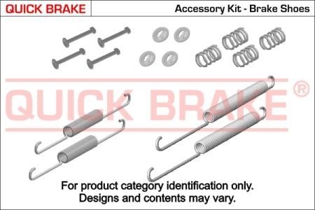 Комплект пружинок колодок ручника Citroen Xsara/Peugeot 205/306 83- QUICK BRAKE 105-0651