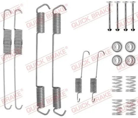 Монтажний набір гальмівної колодки (LUCAS) CITROEN C25 FIAT DUCATO, TALENTO PEUGEOT J5 1.8-2.5D 09.81-05.94 QUICK BRAKE 1050689 (фото 1)