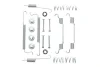 Комплект пружинок колодок ручника Opel Astra F/Corsa A 82-98 (Opel) QUICK BRAKE 105-0709 (фото 1)