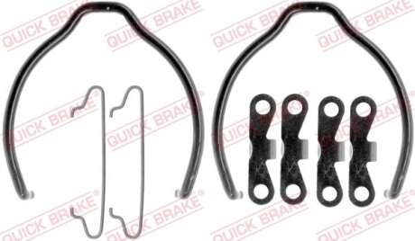 Фото монтажний комплект колодки QUICK BRAKE 1050721 Монтажний комплект колодки QUICK BRAKE 1050721