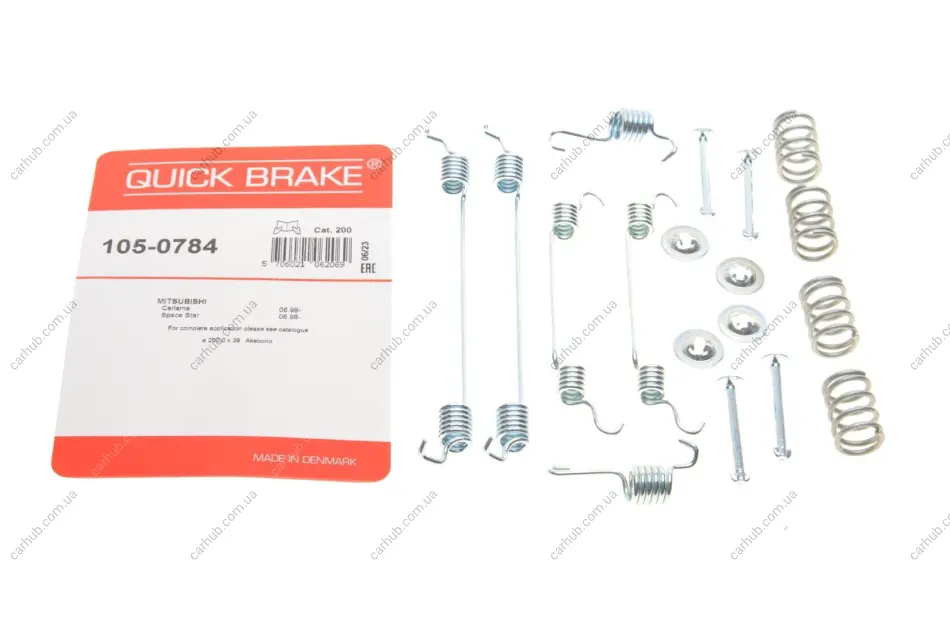 Комплект пружинок колодок ручника Mitsubishi Carisma/Space Star 95-06 QUICK BRAKE 105-0784 (фото 1)