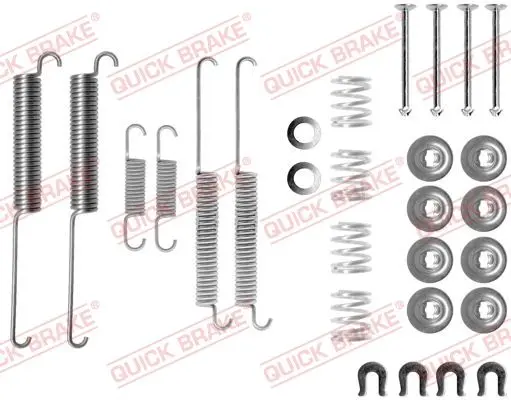 Монтажний набір гальмівної колодки (AKEBONO) MITSUBISHI L200, L400 2.0/2.5D 09.95-12.07 QUICK BRAKE 1050787 (фото 1)
