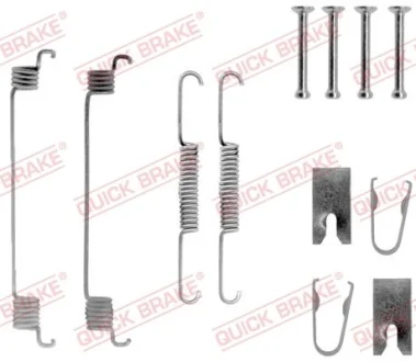 Монтажний набір гальмівної колодки (AP LOCKHEED) FIAT BRAVA, BRAVO I, IDEA, MAREA, PUNTO LANCIA MUSA 1.2-1.9D 10.95- QUICK BRAKE 1050789