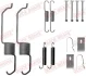 Монтажний набір гальмівної колодки (AKEBONO) FORD MAVERICK MAZDA 626 V, PREMACY, TRIBUTE 1.8-3.0 05.97- QUICK BRAKE 1050798 (фото 1)