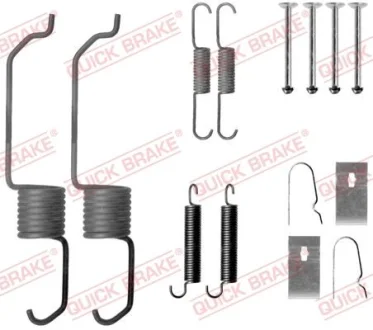 Монтажний набір гальмівної колодки (AKEBONO) FORD MAVERICK MAZDA 626 V, PREMACY, TRIBUTE 1.8-3.0 05.97- QUICK BRAKE 1050798