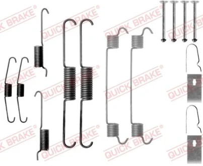Монтажний набір гальмівної колодки (AKEBONO) MAZDA E 2.2D 02.97-05.03 QUICK BRAKE 1050803