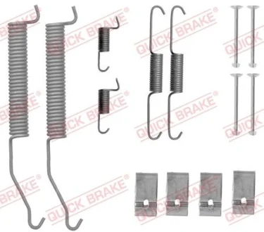 Монтажний набір гальмівної колодки (ZF) FORD RANGER MAZDA B-SERIE, BT-50 1.8-3.2D 06.99- QUICK BRAKE 1050812