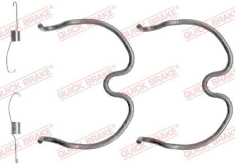 Фото монтажний комплект колодки QUICK BRAKE 1050837 Монтажний комплект колодки QUICK BRAKE 1050837