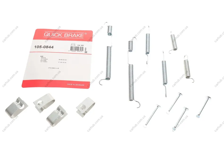 Комплект пружинок колодок ручника Kia Sportage/Retona 94-03 QUICK BRAKE 105-0844 (фото 1)