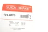 Комплект пружинок колодок ручника Nissan Patrol/Toyota Land Cruiser -98 QUICK BRAKE 105-0870 (фото 15)