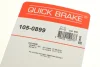 Комплект пружинок колодок стояночного гальма Hyundai Sonata/Kia Soul 1.1-2.7 98- (Mando) QUICK BRAKE 105-0899 (фото 13)