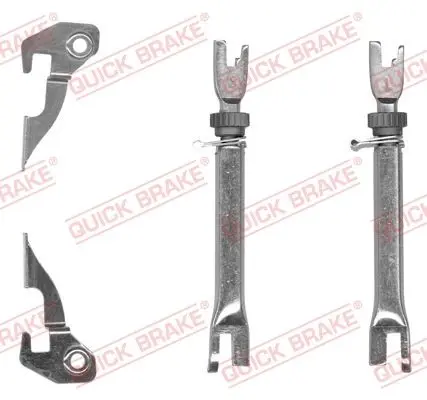 Регулятор гальм OPEL AGILA A SUBARU JUSTY III SUZUKI IGNIS II, LIANA, WAGON R, WAGON R+ 1.0-2.3 09.00- QUICK BRAKE 10753002 (фото 1)