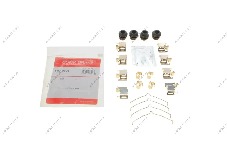 Планка супорта (переднього) прижимна (к-кт) Lexus ES/LS/RX/Toyota Rav4 08- (Advics) QUICK BRAKE 109-0001 (фото 1)