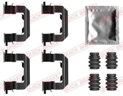 Монтажний набір гальмівних колодок передн FIAT 500L KIA CARENS IV 0.9-2.0 09.12- QUICK BRAKE 1090019