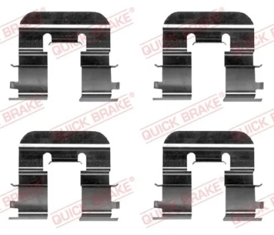Монтажний набір гальмівних колодок задн CITROEN C3 II HYUNDAI I10 III, I30 KIA CEE\'D, CERATO III, CERATO KOUP III, PRO CEE\'D, SOUL II 1.0-Electric 09.09- QUICK BRAKE 1090024