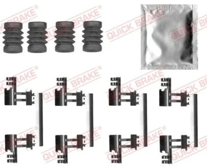 Монтажний набір гальмівних колодок передн MAZDA 3, CX-3 OPEL CORSA E 1.2-2.2D 07.13- QUICK BRAKE 1090027