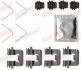 Монтажний набір гальмівних колодок задн HYUNDAI I30 KIA CARENS IV OPEL CROSSLAND X / CROSSLAND 1.2-2.0 11.11- QUICK BRAKE 1090033 (фото 1)