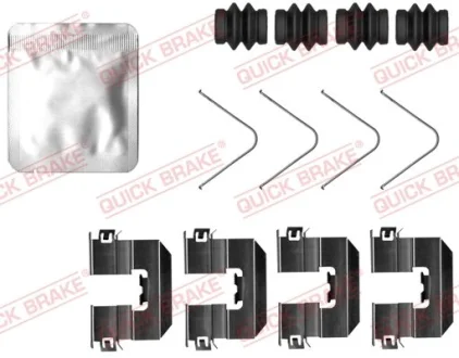 Монтажний набір гальмівних колодок задн KIA CARENS IV OPEL CROSSLAND X / CROSSLAND 1.2-2.0 03.13- QUICK BRAKE 1090034