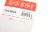 Планка супорта (переднього) прижимна (к-кт) Mitsubishi Pajero 07- QUICK BRAKE 109-0040 (фото 9)