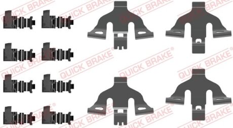 Фото монтажний компл.,гальм.колодки QUICK BRAKE 1090092 Монтажний компл.,гальм.колодки QUICK BRAKE 1090092