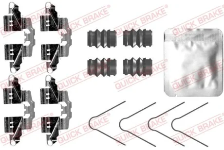 Монтажний набір гальмівних колодок задн RENAULT CLIO IV TOYOTA COROLLA, PRIUS 0.9-1.8H 06.08-08.21 QUICK BRAKE 1090098