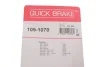 Планка супорта (переднього) прижимна (к-кт) Peugeot 306/Renault Clio I 90-02 QUICK BRAKE 109-1070 (фото 3)