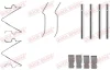 Монтажний набір гальмівних колодок передн KIA PRIDE MAZDA 121 I 1.1/1.3 10.87-09.01 QUICK BRAKE 1091173 (фото 1)