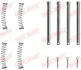 Монтажний набір гальмівних колодок задн LAND ROVER DEFENDER, DISCOVERY I 2.0-4.0 06.89-02.16 QUICK BRAKE 1091177 (фото 1)