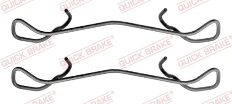 Монтажний набір гальмівних колодок задн NISSAN PRIMERA 1.6-2.2D 01.02- QUICK BRAKE 1091189