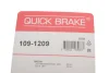 Планка супорта (переднього) прижимна (к-кт) Mazda 323 94-98/Kia Rio 00-05 (Sumitomo) QUICK BRAKE 109-1209 (фото 3)
