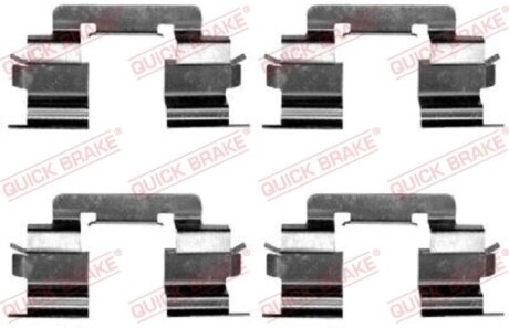 Фото монтажний компл.,гальм.колодки QUICK BRAKE 1091216 Монтажний компл.,гальм.колодки QUICK BRAKE 1091216