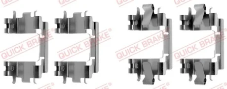 Монтажний набір гальмівних колодок передн HONDA CIVIC V, CIVIC VI, CRX III, INTEGRA, JAZZ II, LOGO 1.2-2.0 10.91-11.08 QUICK BRAKE 1091257