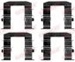 Монтажний набір гальмівних колодок задн KIA SORENTO I 2.4-3.5 08.02-12.11 QUICK BRAKE 1091665 (фото 1)