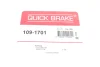Планка супорта (переднього) прижимна (к-кт) Toyota Land Cruiser 100 98- QUICK BRAKE 109-1701 (фото 8)