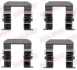 Монтажний набір гальмівних колодок задн CHEVROLET CAPTIVA HYUNDAI TERRACAN OPEL ANTARA A 2.0D-3.5 11.01- QUICK BRAKE 1091704 (фото 1)