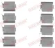 Монтажний набір гальмівних колодок задн CHRYSLER TOWN & COUNTRY, VOYAGER V DODGE GRAND, JOURNEY FIAT FREEMONT JEEP CHEROKEE, COMPASS, WRANGLER III LANCIA VOYAGER 2.0D-4.0 08.03- QUICK BRAKE 1091820 (фото 1)